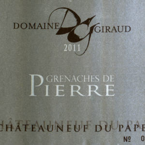 2011 Domaine Giraud, Chateauneuf-du-Pape, De Pierres 6x75cl