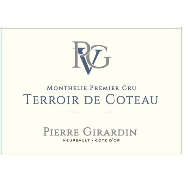 2019 Pierre Girardin, Monthelie Premier Cru, Terroir de Coteau 6x75cl