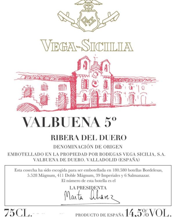 2011 Vega Sicilia, Valbuena 5.°, Ribera del Duero 3x75cl