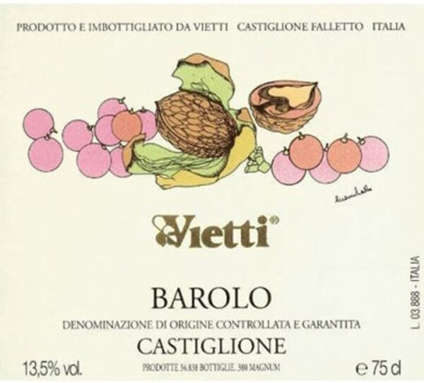 2020 Vietti, Barolo, Castiglione 6x75cl